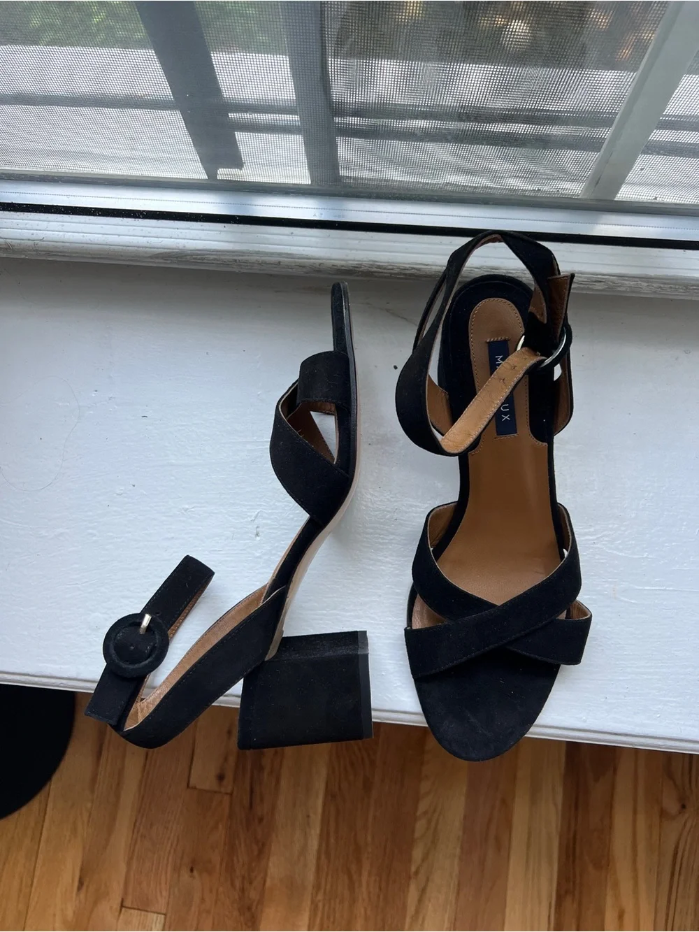 Margaux City Sandal - Black Suede